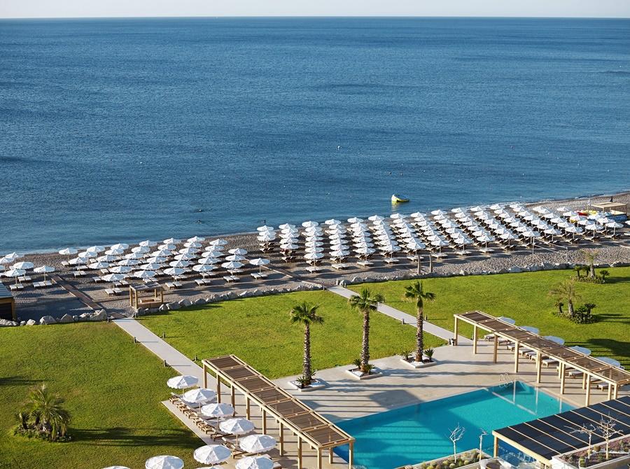 Mitsis Selection Alila Hotel Faliraki Exterior foto Beach at the hotel