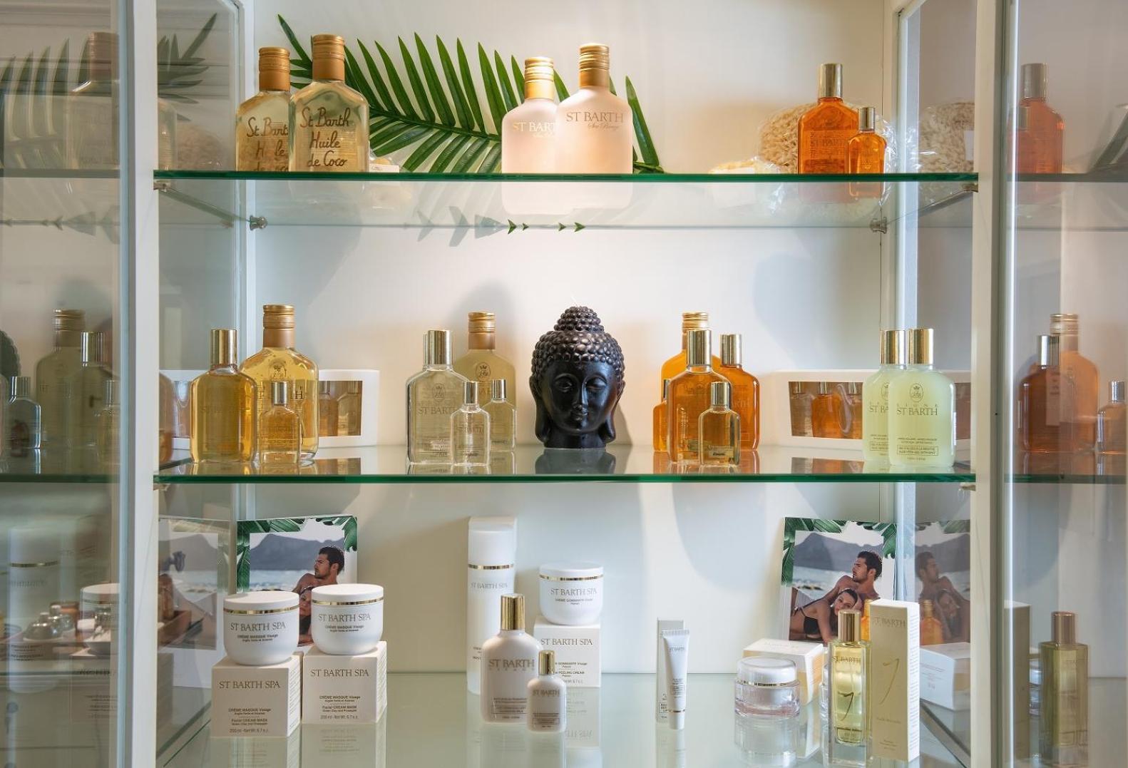 Mitsis Selection Alila Hotel Faliraki Exterior foto A display of spa products